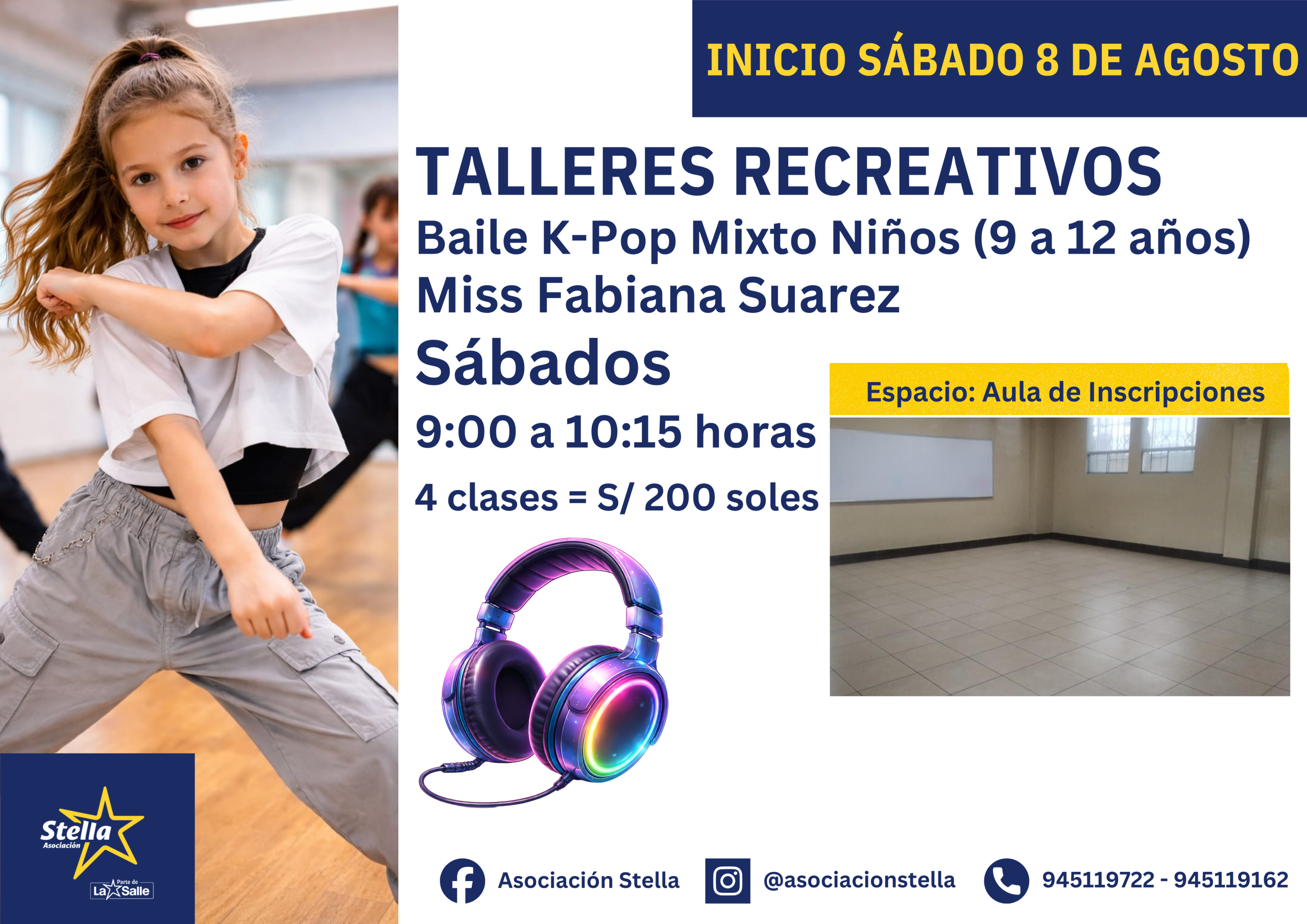 Baile K-pop Mixto Niños (9 a 12 años) - AGOSTO 2026 - Imagen 2