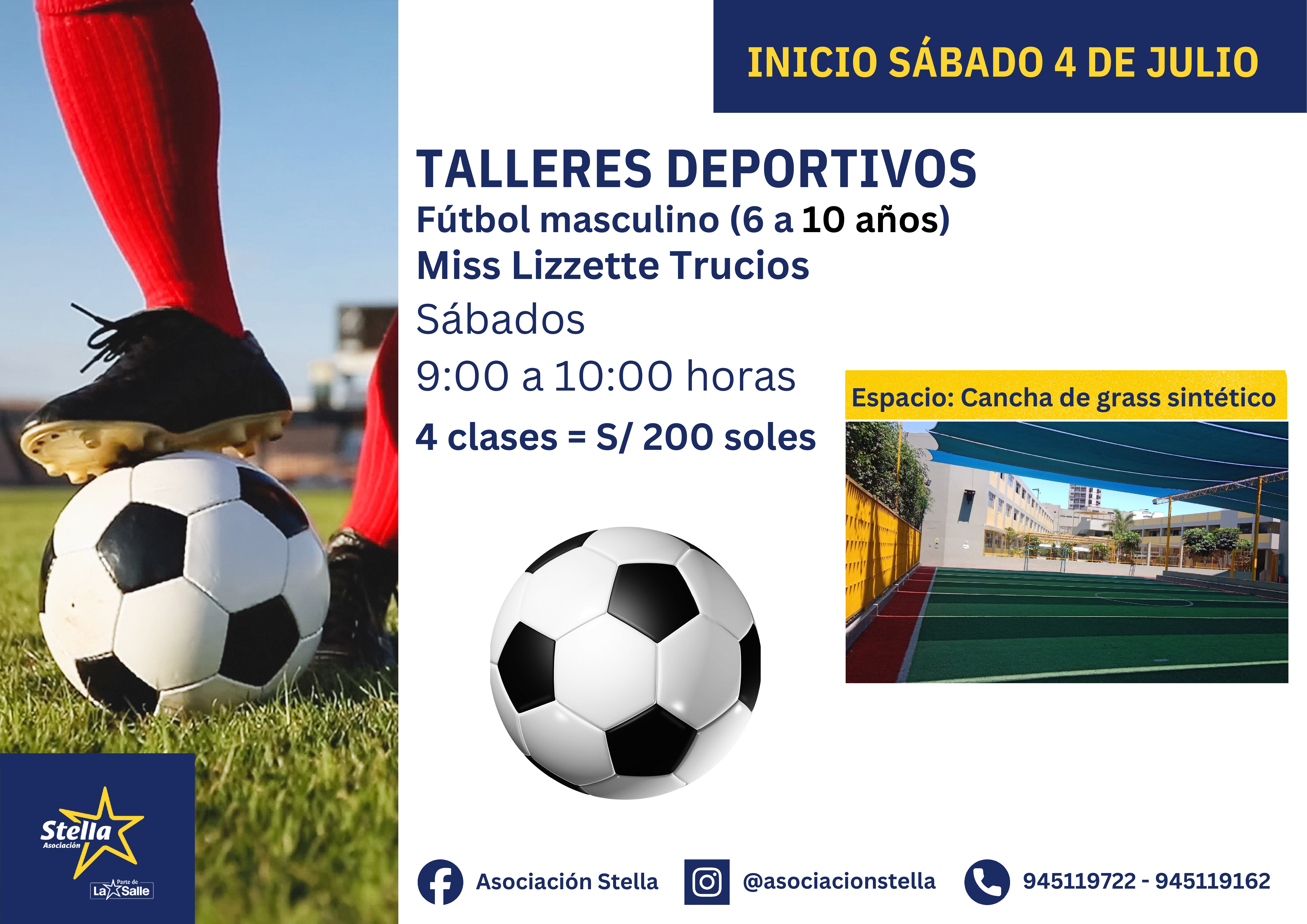 Fútbol masculino (Prof. Lizzette Trucios) - JULIO 2026 - Imagen 2
