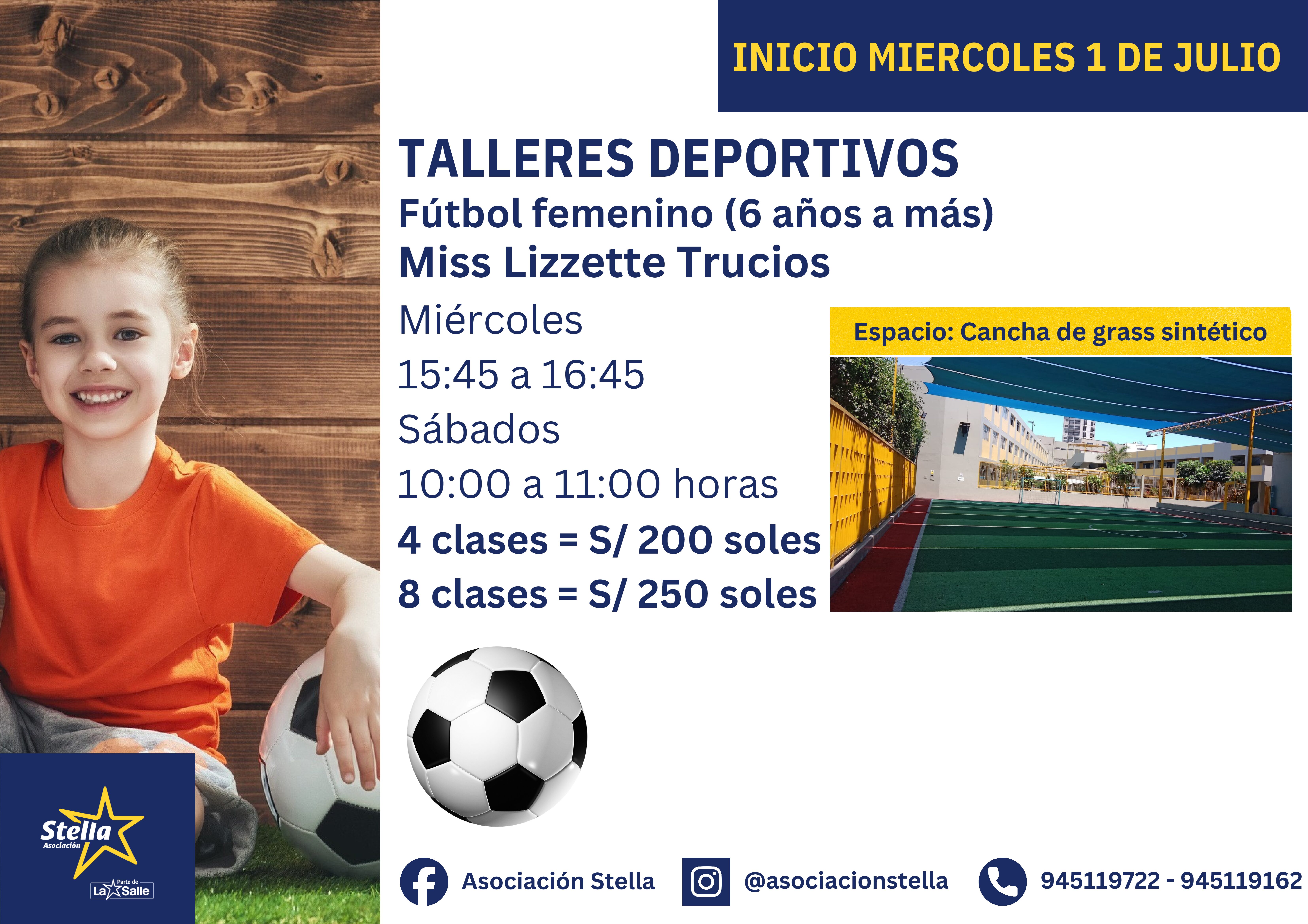 Fútbol Femenino (Prof. Lizzette Trucios) - JULIO 2026 - Imagen 2