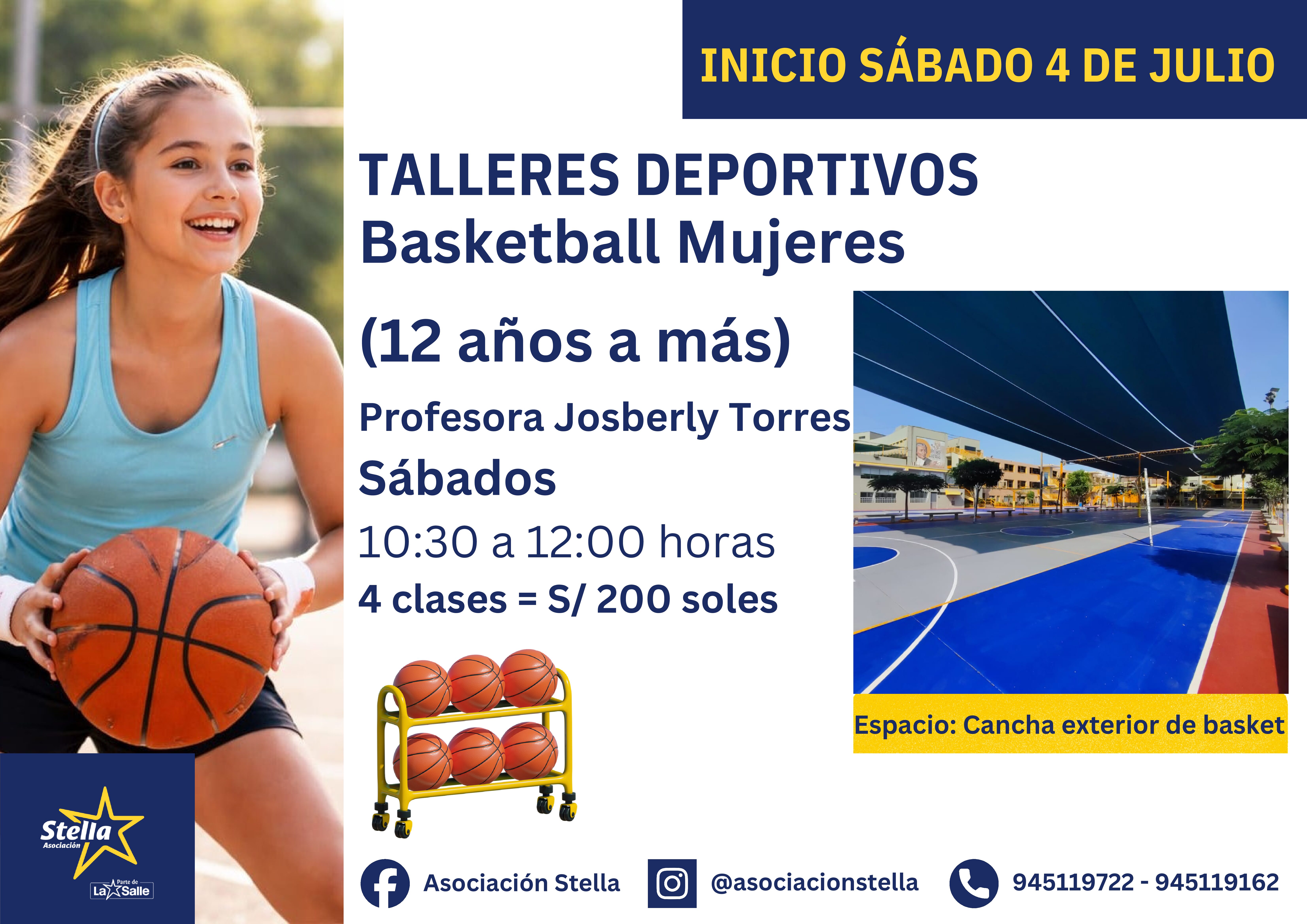Basketball Mujeres (Prof. Josberly Torres) - JULIO 2026 - Imagen 2