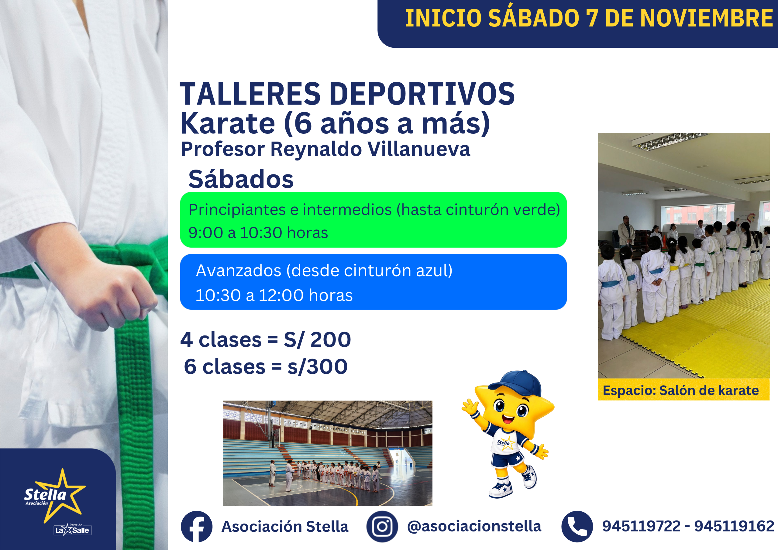 Karate (Prof. Reynaldo Villanueva) - NOVIEMBRE-DICIEMBRE 2026 - Imagen 2